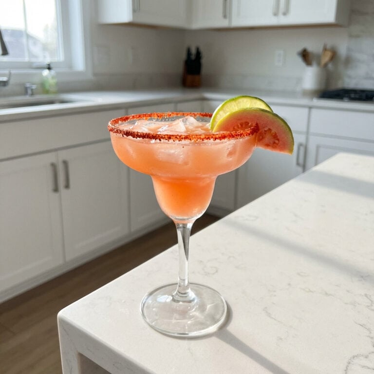 Spicy Guava Margarita Cocktail Recipe