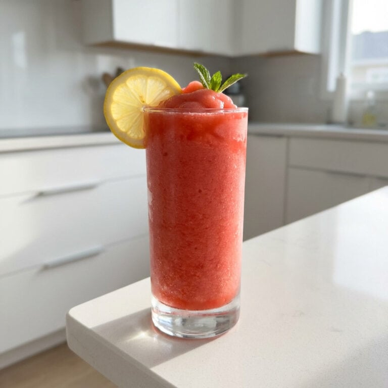 Strawberry Lemonade Vodka Slushies Cocktail Recipe