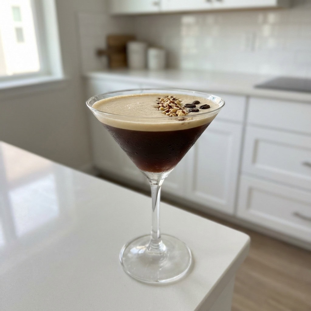 Toasted Almond Espresso Martini Cocktail Recipe
