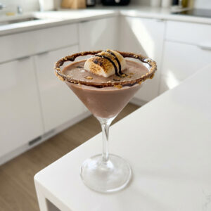 Toasted S'mores Martini Cocktail Recipe
