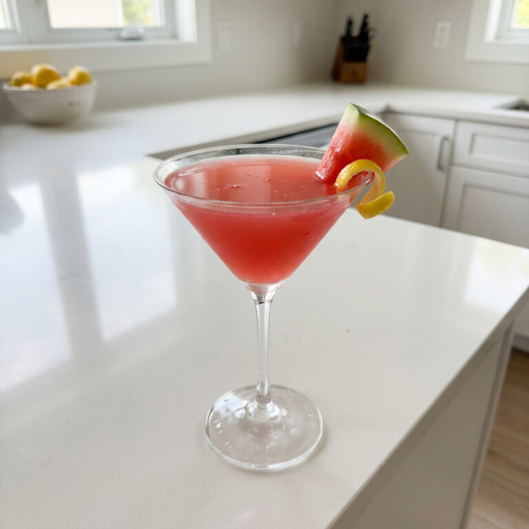 Watermelon Lemon Drop Cocktail Recipe