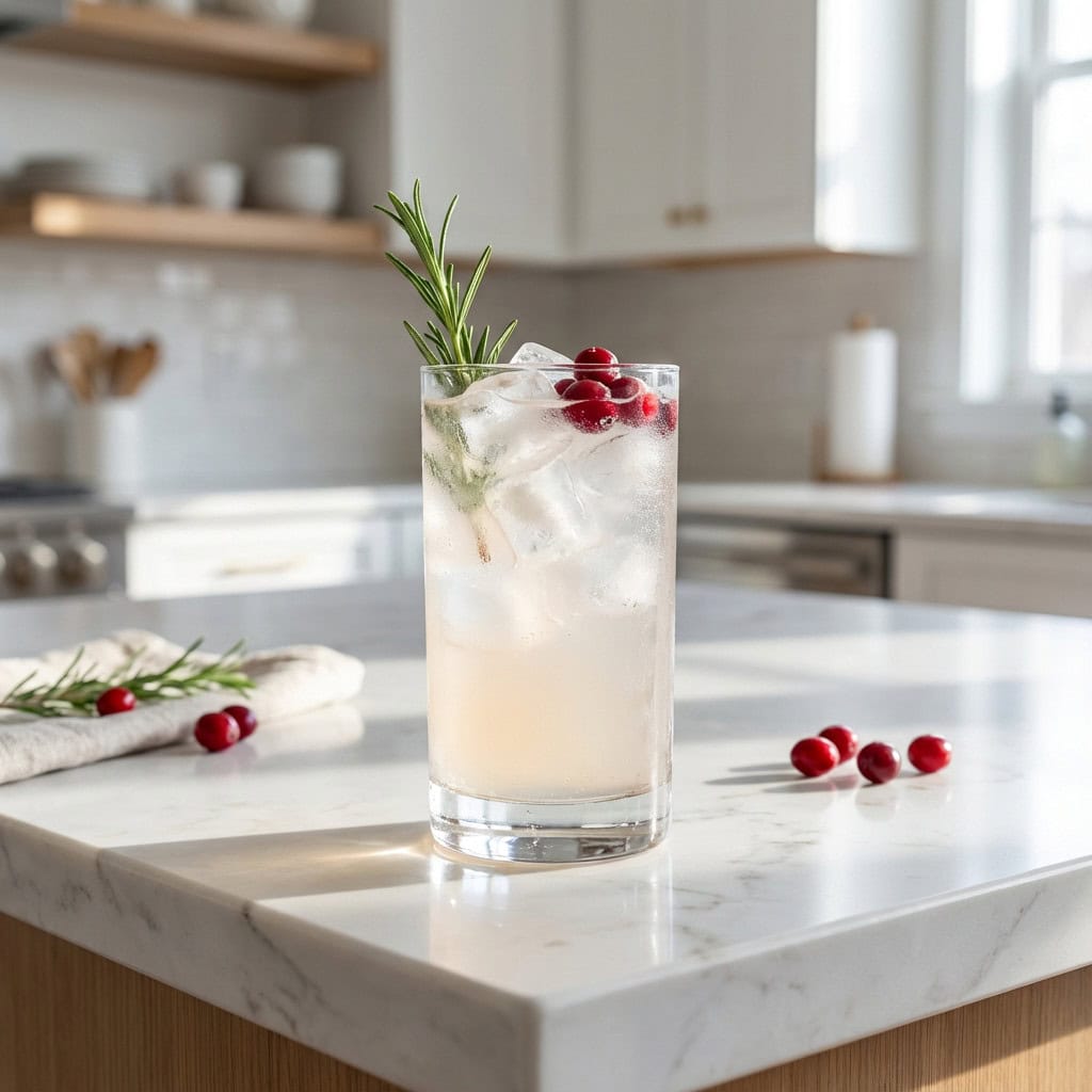 White Cranberry Spritz Cocktail Recipe