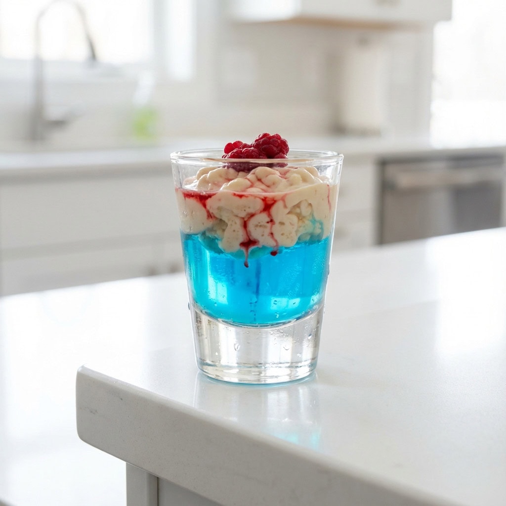 Zombie Brains Halloween Cocktail Recipe