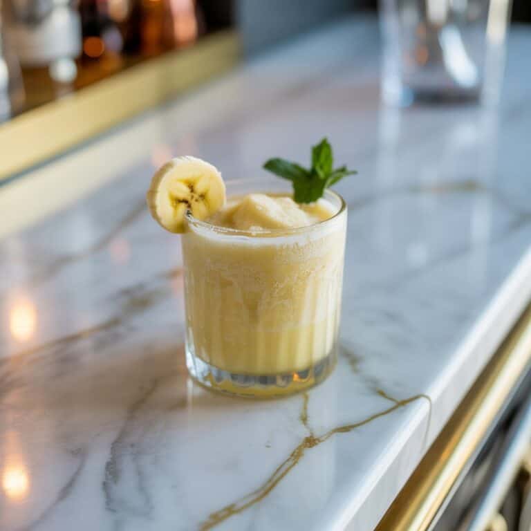 Frozen Banana Daiquiri Cocktail Recipe