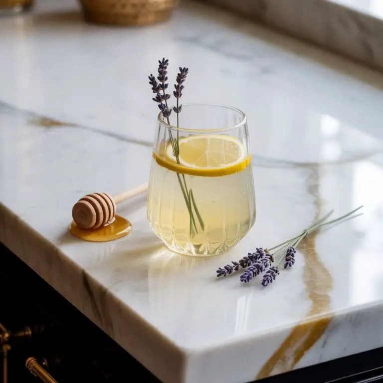 Honey Lavender Gin Lemonade Cocktail Recipe