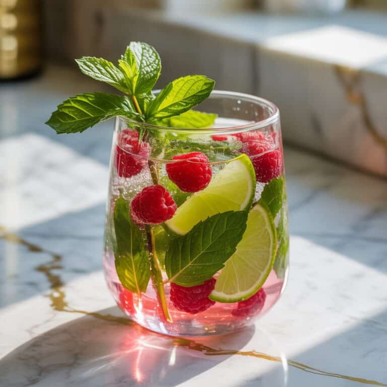 Raspberry Mojito Mocktail Recipe