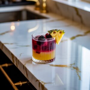 Blackberry Pineapple Rum Cocktail Recipe