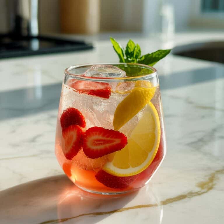 Strawberry Lemonade And Tequila Smash Cocktail Recipe