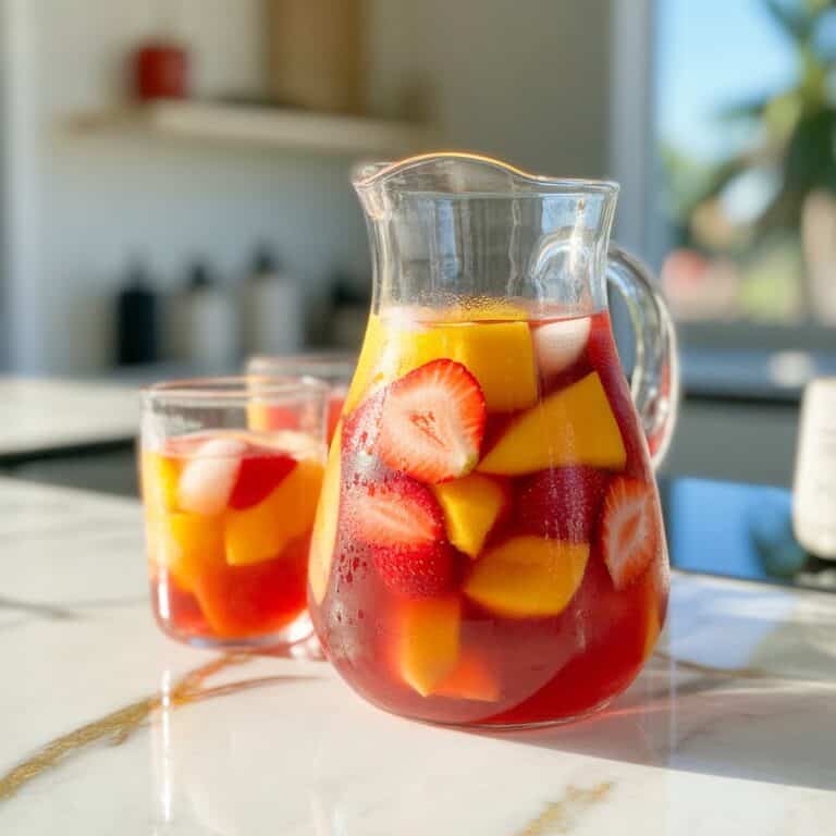 Strawberry Mango Sangria Cocktail Recipe