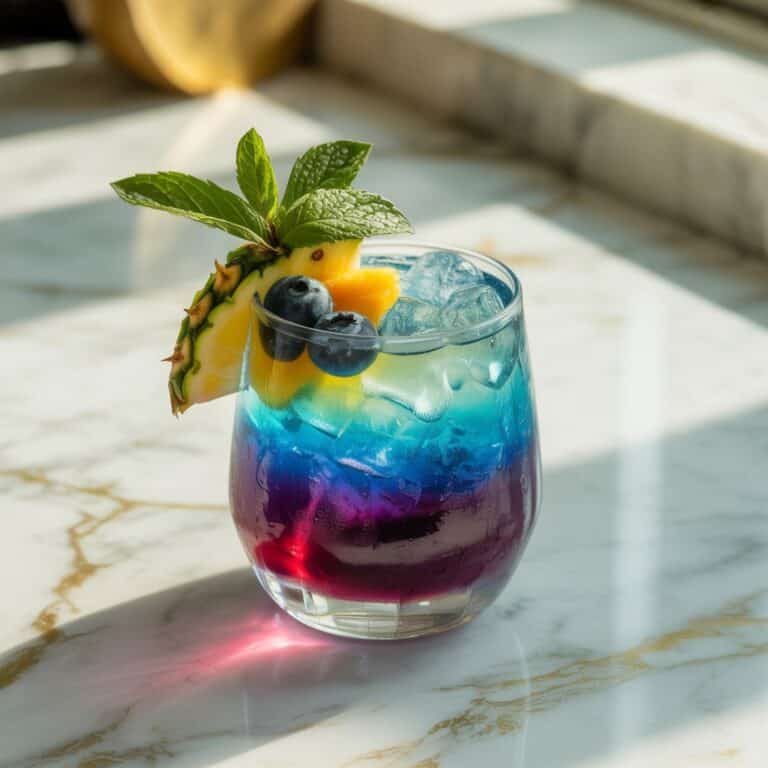 Tropical Blueberry Smash Cocktail Recipe