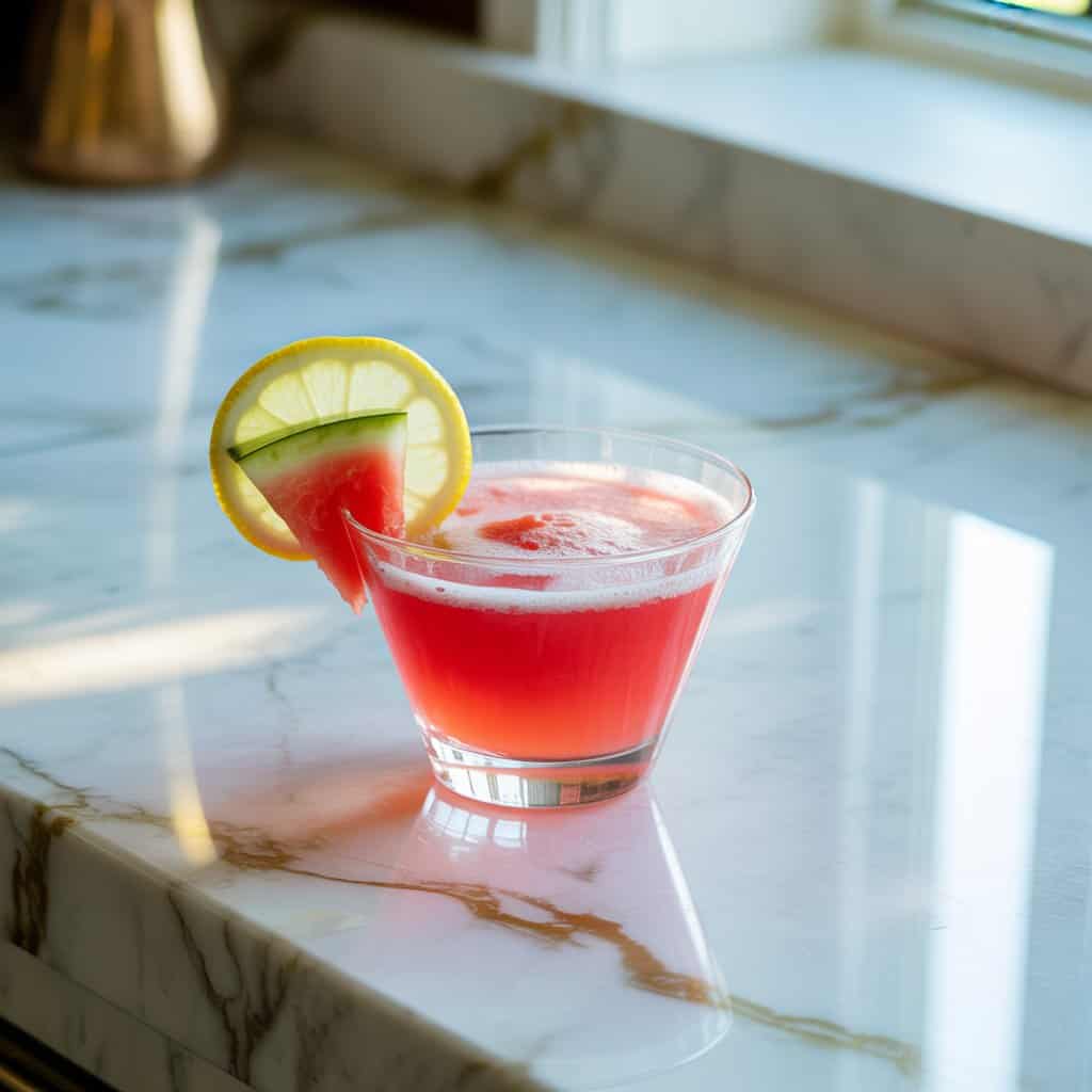 Watermelon Lemon Drop Cocktail Recipe