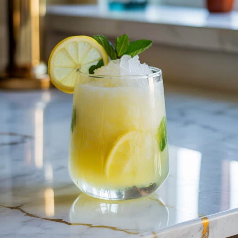 Boozy Lemonade Slushie Cocktail Recipe