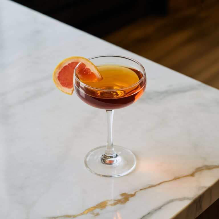 Bourbon Grapefruit Sidecar Cocktail Recipe