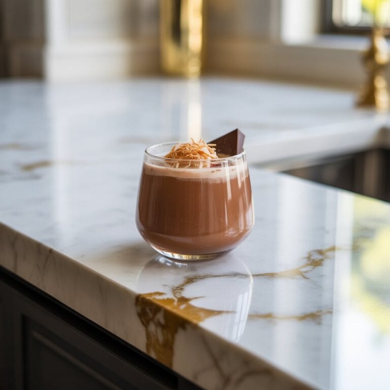 Chocolate Coconut Rum Colada Cocktail Recipe