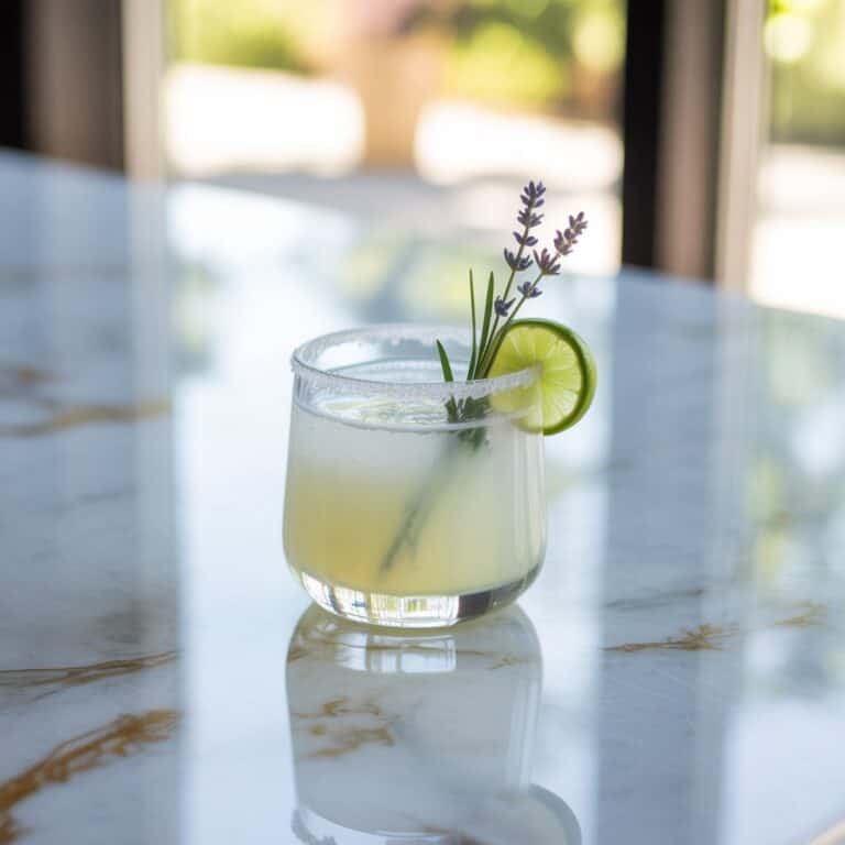 Coconut Lavender Margarita Cocktail Recipe