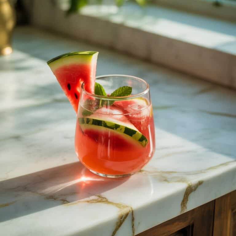 Coconut Watermelon Rum Punch Cocktail Recipe