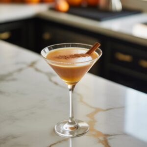 Creamy Pumpkin Spice Martini Cocktail Recipe