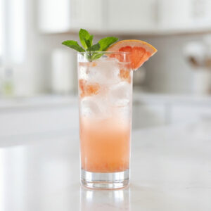 Pink Grapefruit Soda Mocktail Recipe
